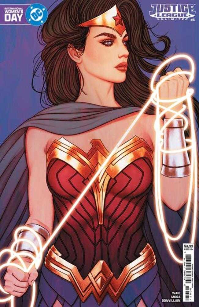 Justice League Unlimited #5 Cover E Jenny Frison International Womens Day Wonder Woman Card Stock Variant | Odin's Place