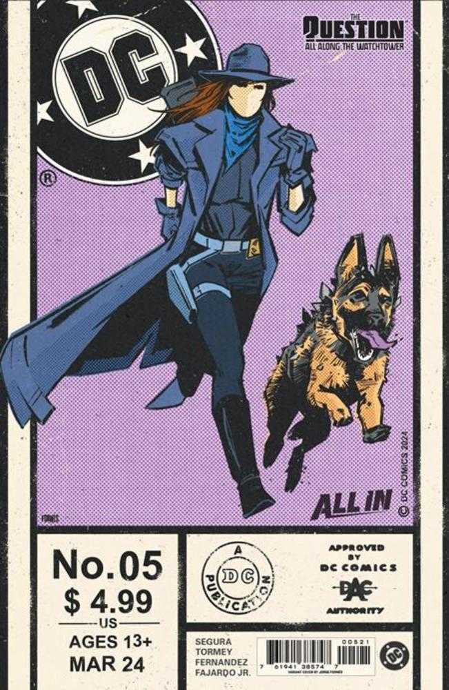 Question All Along The Watchtower #5 (Of 6) Cover B Jorge Fornes Card Stock Variant | Odin's Place