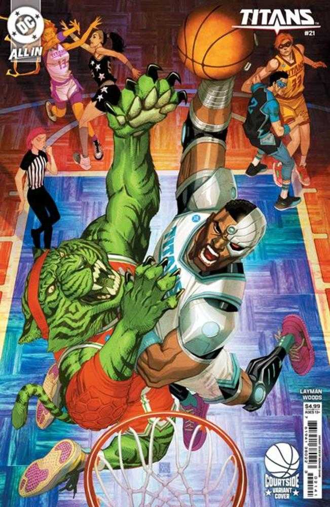 Titans #21 Cover D Bernard Chang Courtside Card Stock Variant | Odin's Place