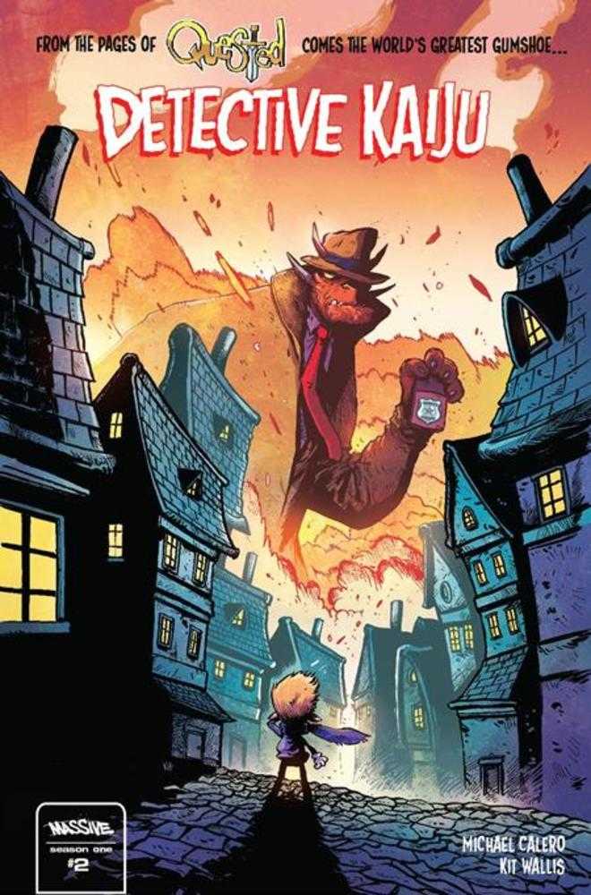 Detective Kaiju #2 (Of 4) Cover A Kit Wallis | Odin's Place