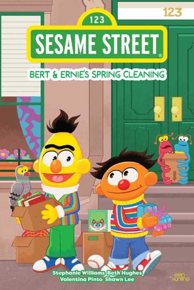 Sesame Street Bert & Ernies Spring Cleaning Hardcover | Odin's Place