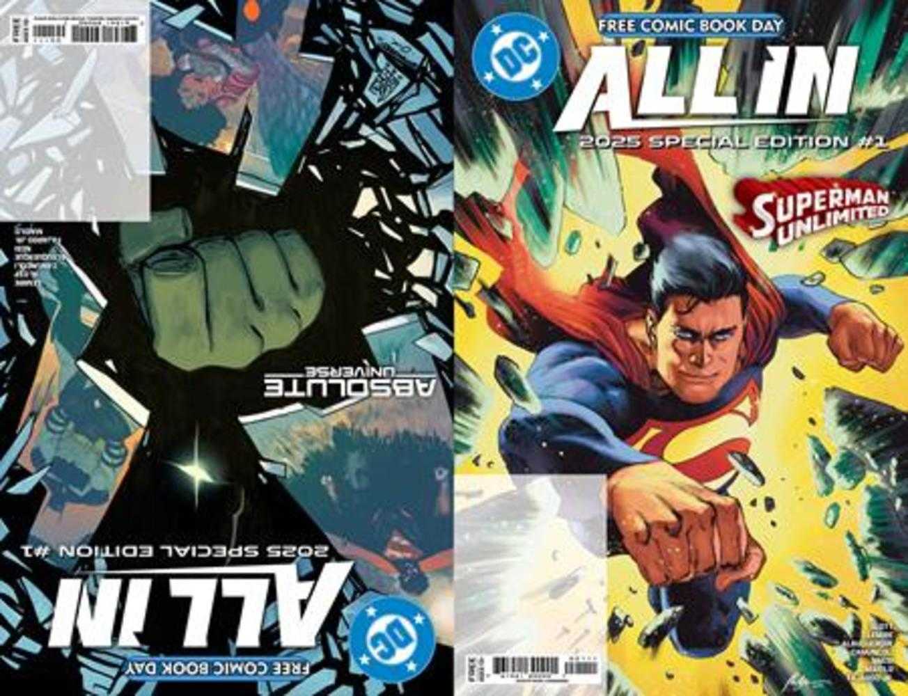 Free Comic Book Day 2025 - Bundle Of 25 - DC All In Absolute Universe 2025 Free Comic Book Day Special Edition | Odin's Place