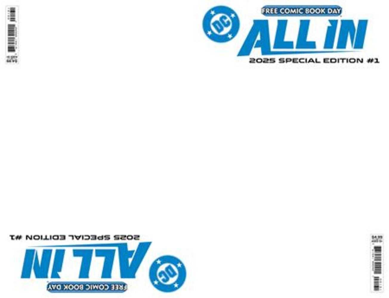 Free Comic Book Day 2025 - DC All In Absolute Universe 2025 Free Comic Book Day Special Edition Blank Variant | Odin's Place