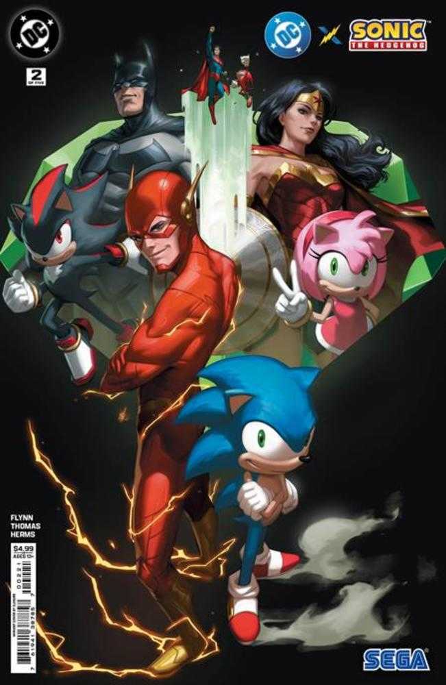 DC X Sonic The Hedgehog #2 (Of 5) Cover B Ejikure Card Stock Variant | Odin's Place