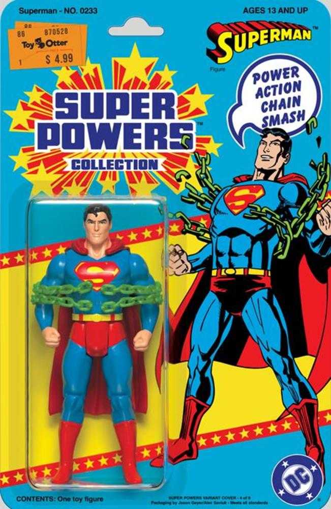 Superman #233 Facsimile Edition Cover B Jason Geyer & Alex Saviuk Super Powers Card Stock Variant | Odin's Place