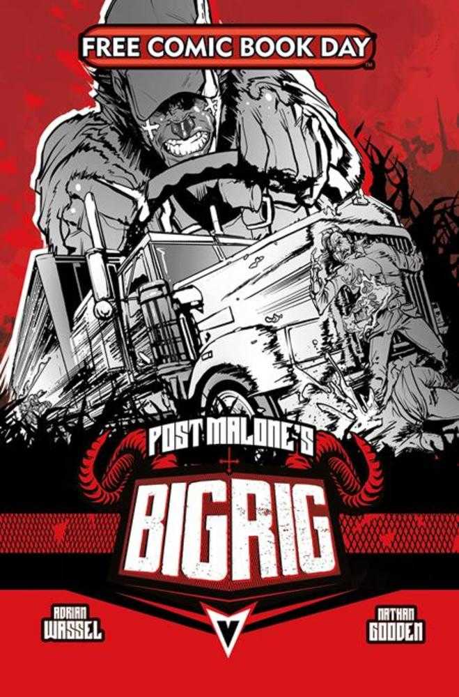 Free Comic Book Day 2025 - Bundle Of 50 - Post Malones Big Rig #1 (Mature) | Odin's Place