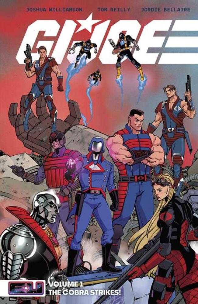 G.I. Joe TPB Volume 01 The Cobra Strikes Direct Market Exclusive Tom Reilly Red Cover | Odin's Place