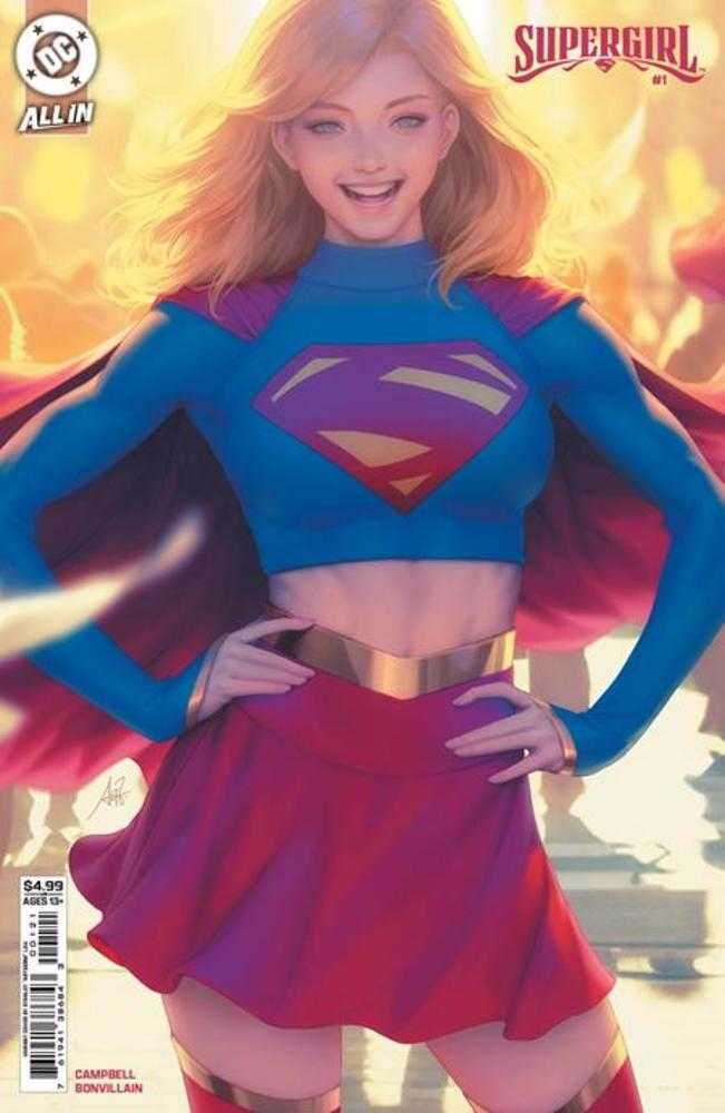 Supergirl #1 Cover B Stanley Artgerm Lau Card Stock Variant | Odin's Place