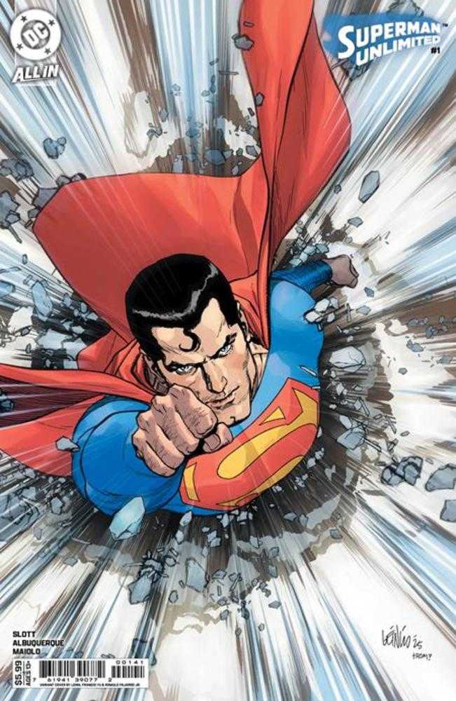 Superman Unlimited #1 Cover D Leinil Francis Yu Card Stock Variant | Odin's Place