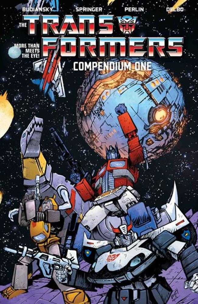 Transformers Compendium TPB Volume 01 Daniel Warren Johnson & Mike Spicer Cover | Odin's Place