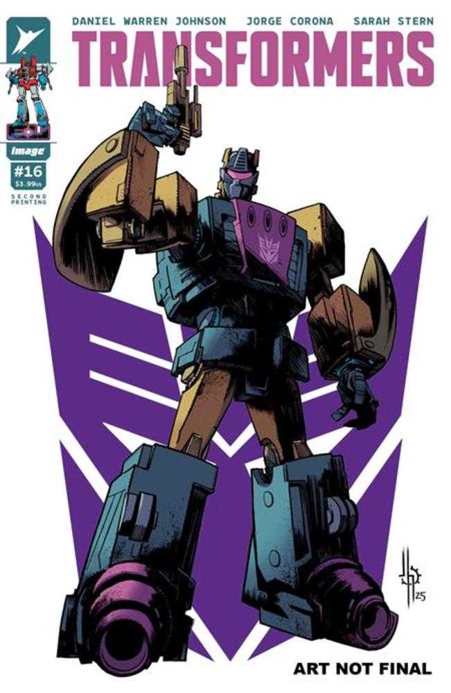 Transformers #16 2nd Print Cover A Jason Howard Decepticon Cover | Odin's Place