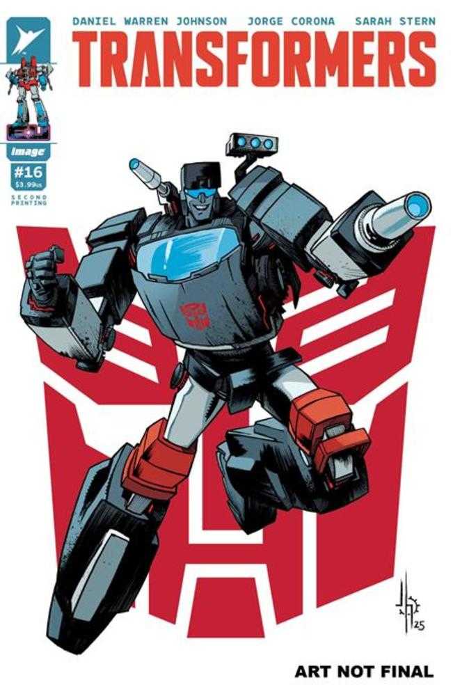 Transformers #16 2nd Print Cover B Jason Howard Autobot Variant | Odin's Place