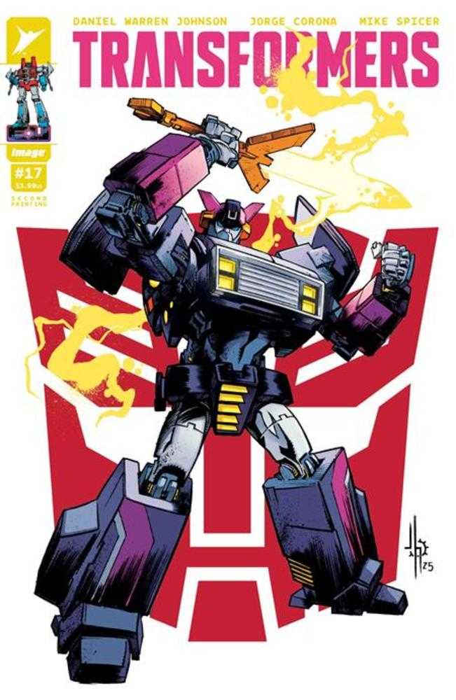 Transformers #17 2nd Print Cover B Jason Howard Autobot Variant | Odin's Place