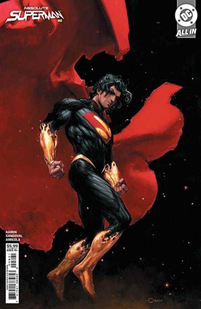 Absolute Superman #8 Cover B Clayton Crain Card Stock Variant | Odin's Place