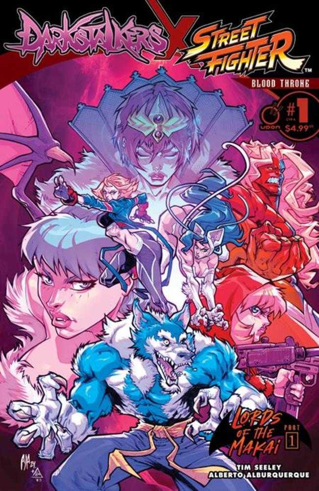 Darkstalkers X Street Fighter Blood Throne #1 (One Shot) Cover A Alberto Alburquerque Previously Foc'D On 4/28/2025 | Odin's Place
