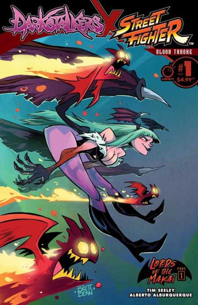 Darkstalkers X Street Fighter Blood Throne #1 (One Shot) Cover B Brett Bean Variant  Previously Foc'D On 4/28/2025 | Odin's Place