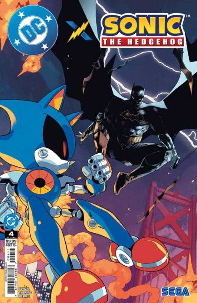 DC X Sonic The Hedgehog #4 (Of 5) Cover A Pablo M Collar | Odin's Place