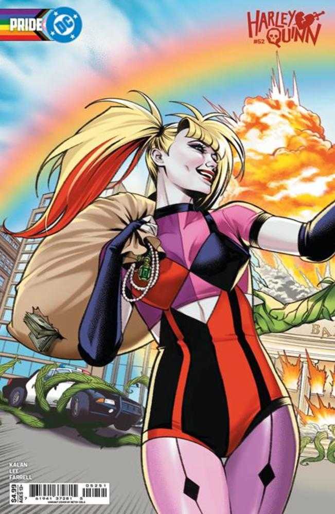 Harley Quinn #52 Cover D Betsy Cola DC Pride Connecting Card Stock Variant | Odin's Place