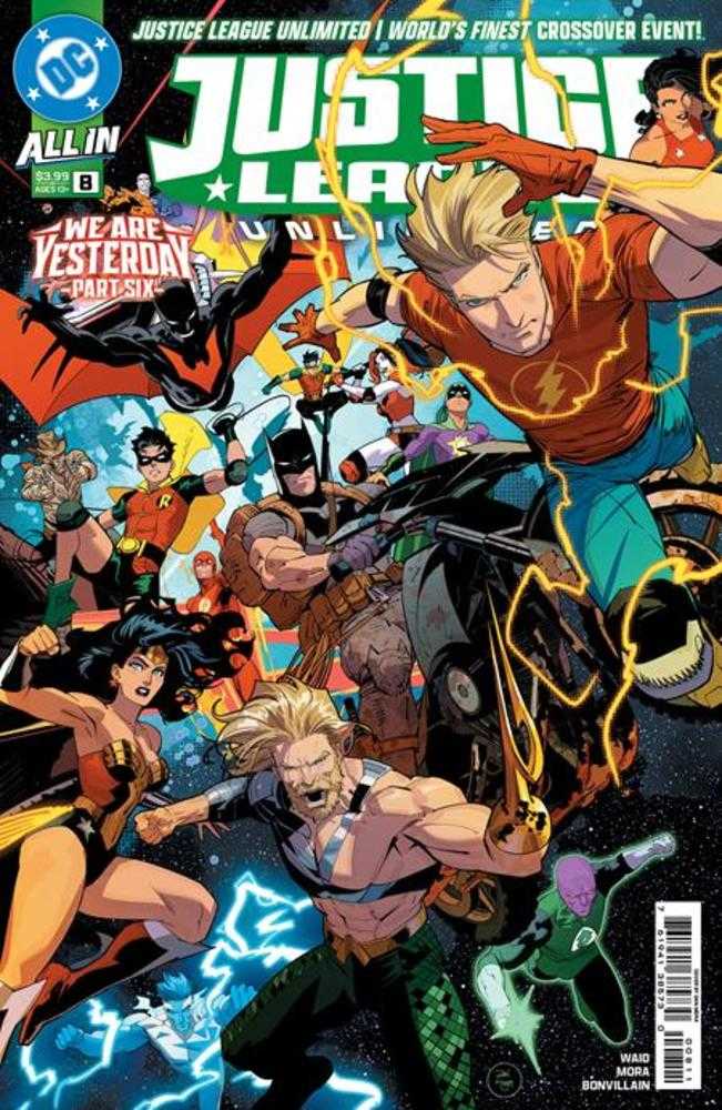 Justice League Unlimited #8 Cover A Dan Mora Connecting (We Are Yesterday) | Odin's Place