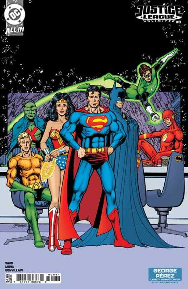 Justice League Unlimited #8 Cover F George Perez Legacy Card Stock Variant (We Are Yesterday) | Odin's Place