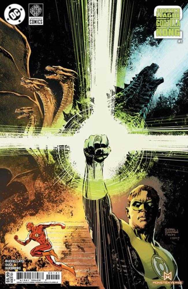 Justice League vs Godzilla vs Kong 2 #1 (Of 7) Cover D Gabriel Hardman Card Stock Variant | Odin's Place