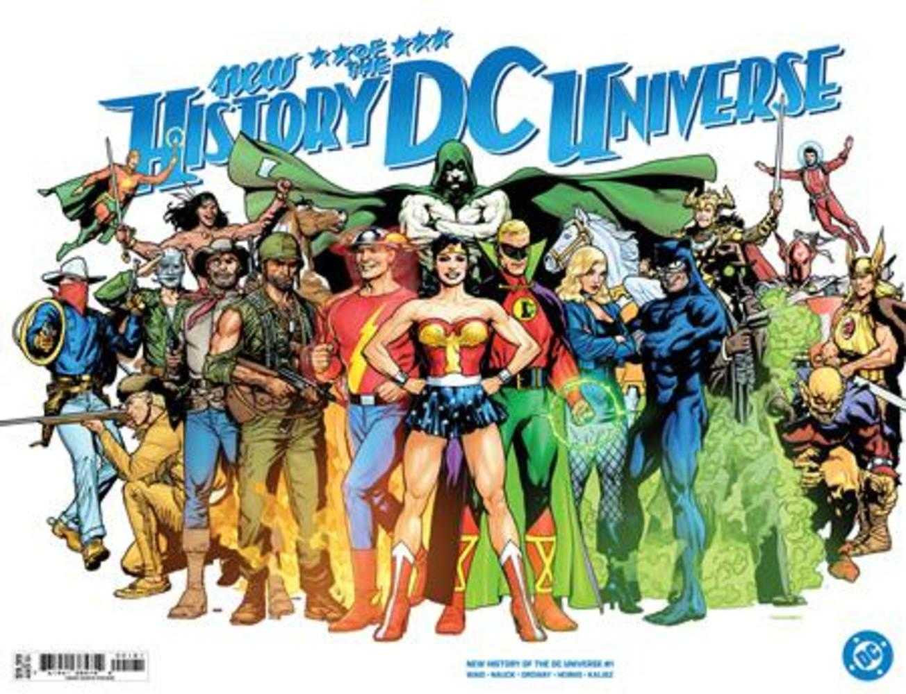 New History Of The DC Universe #1 (Of 4) Cover E Ryan Sook Wraparound Foil Variant | Odin's Place