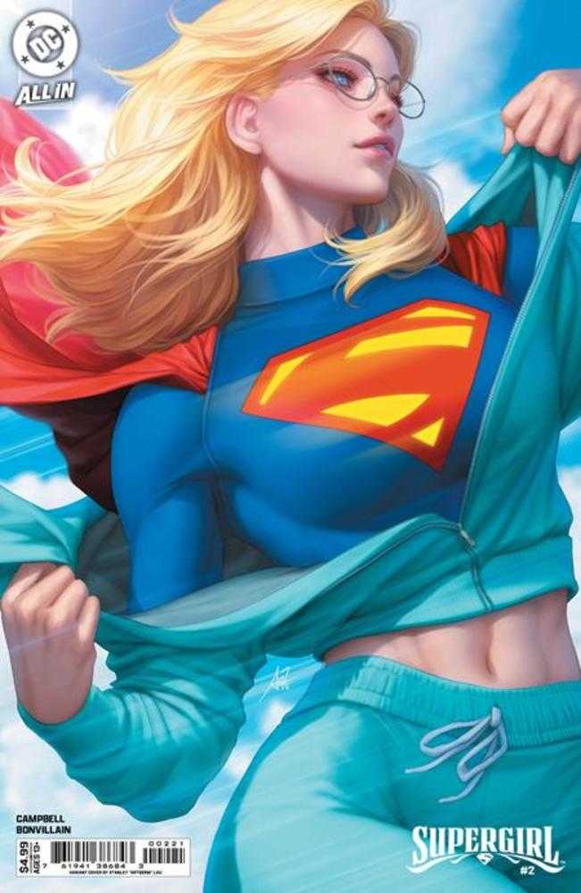 Supergirl #2 Cover B Stanley Artgerm Lau Card Stock Variant | Odin's Place