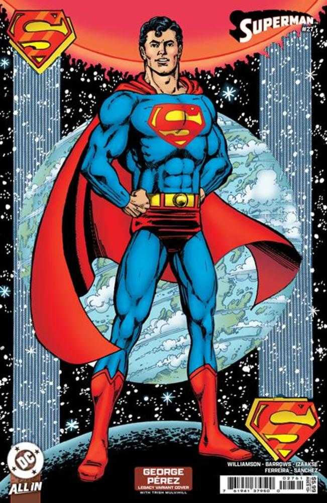 Superman #27 Cover F George Perez Legacy Card Stock Variant | Odin's Place