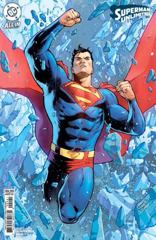 Superman Unlimited #2 Cover C Tony S Daniel Card Stock Variant | Odin's Place