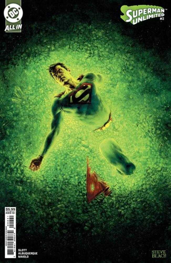 Superman Unlimited #2 Cover D Steve Beach Card Stock Variant | Odin's Place