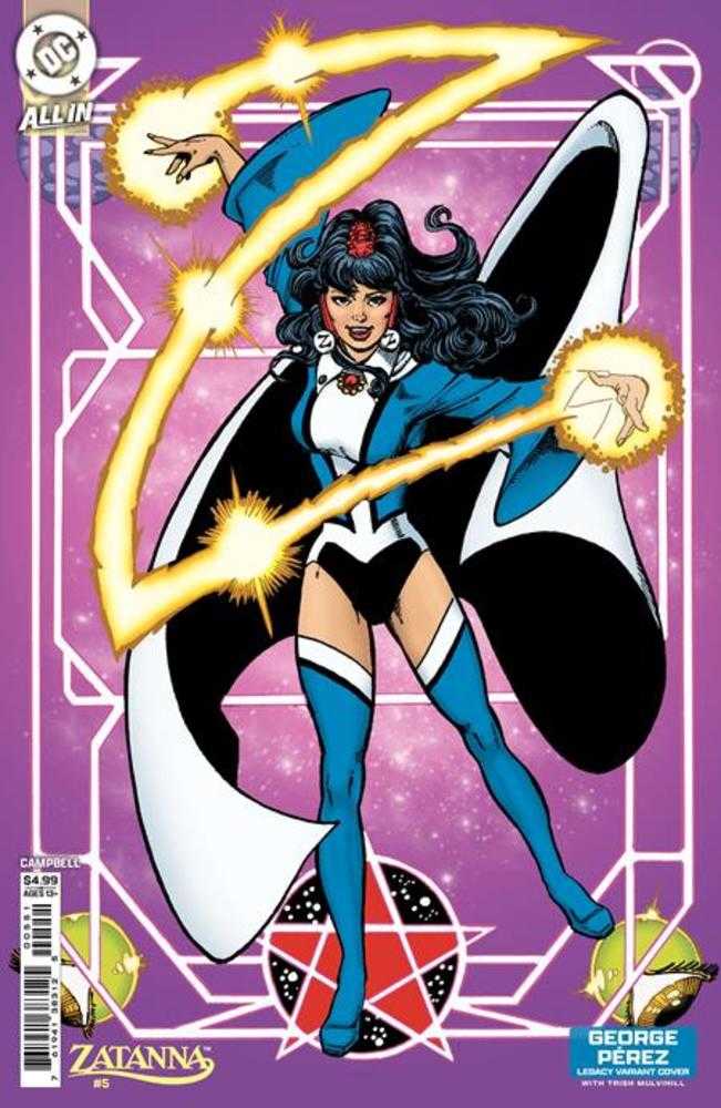 Zatanna #5 (Of 6) Cover D George Perez Legacy Card Stock Variant | Odin's Place