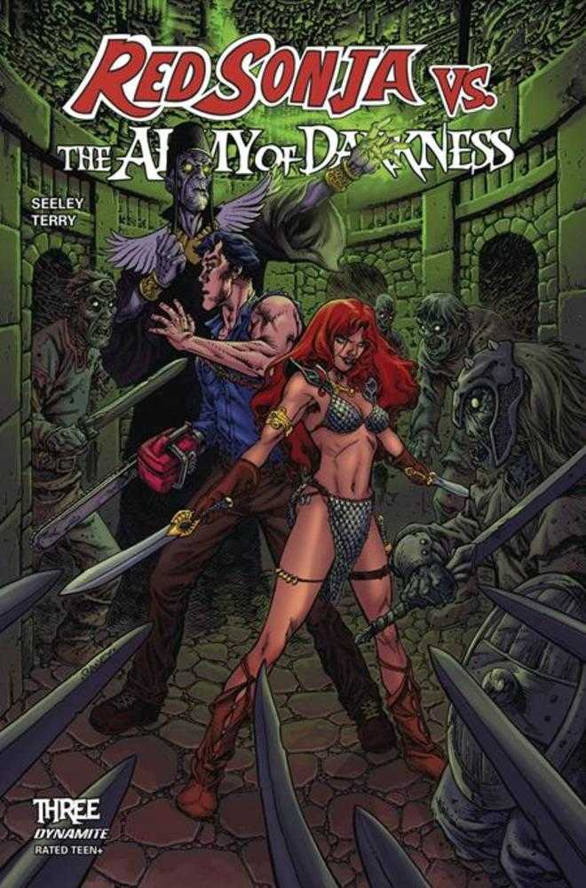 Red Sonja vs The Army Of Darkness #3 Cover C Tom Raney Variant | Odin's Place