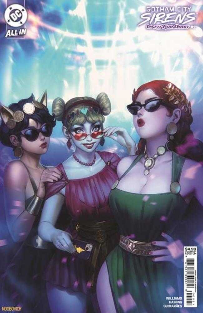 Gotham City Sirens Unfit For Orbit #2 (Of 5) Cover B Noobovich Card Stock Variant | Odin's Place