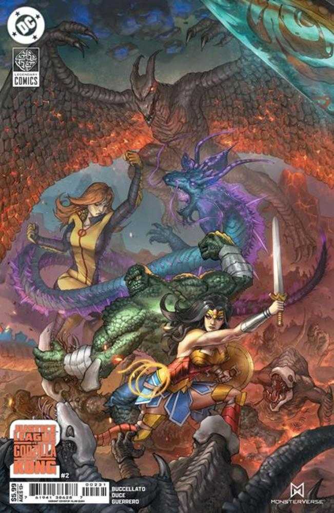 Justice League vs Godzilla vs Kong 2 #2 (Of 7) Cover C Alan Quah Card Stock Variant | Odin's Place