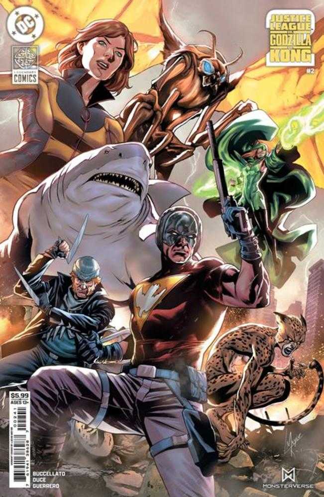Justice League vs Godzilla vs Kong 2 #2 (Of 7) Cover D Lucas Meyer Card Stock Variant | Odin's Place