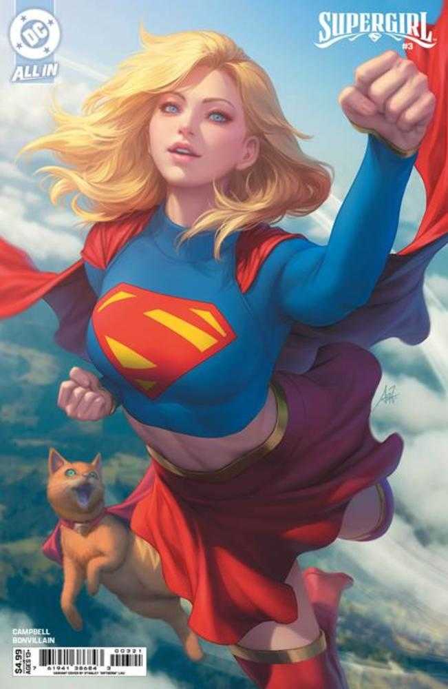 Supergirl #3 Cover B Stanley Artgerm Lau Card Stock Variant | Odin's Place