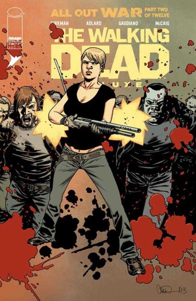 Walking Dead Deluxe #116 Cover B Charlie Adlard & Dave Mccaig Variant (Mature) | Odin's Place