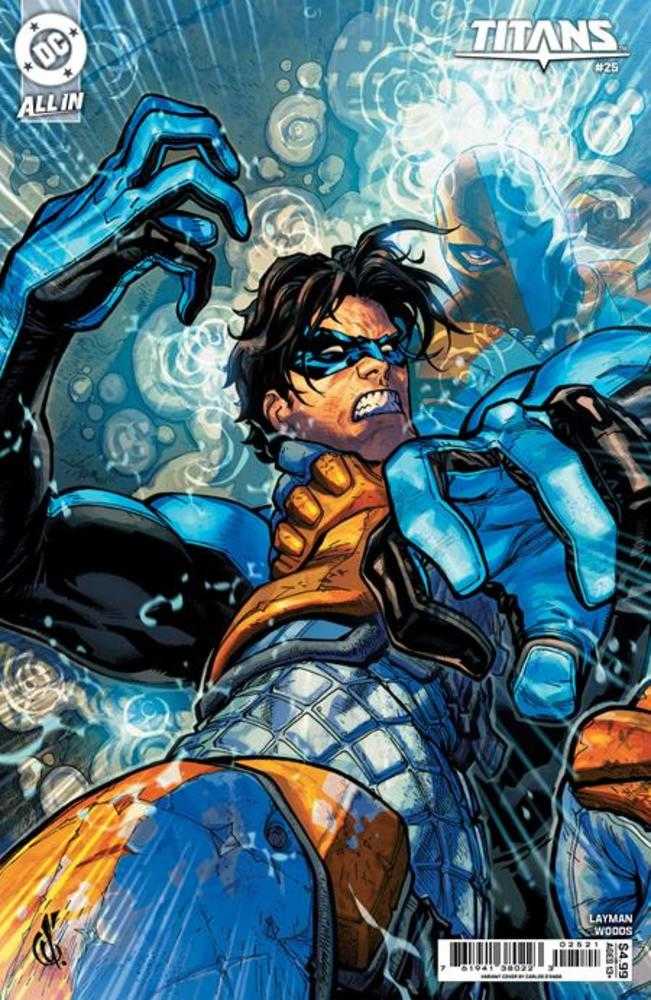 Titans #25 Cover B Carlos Danda Card Stock Variant | Odin's Place