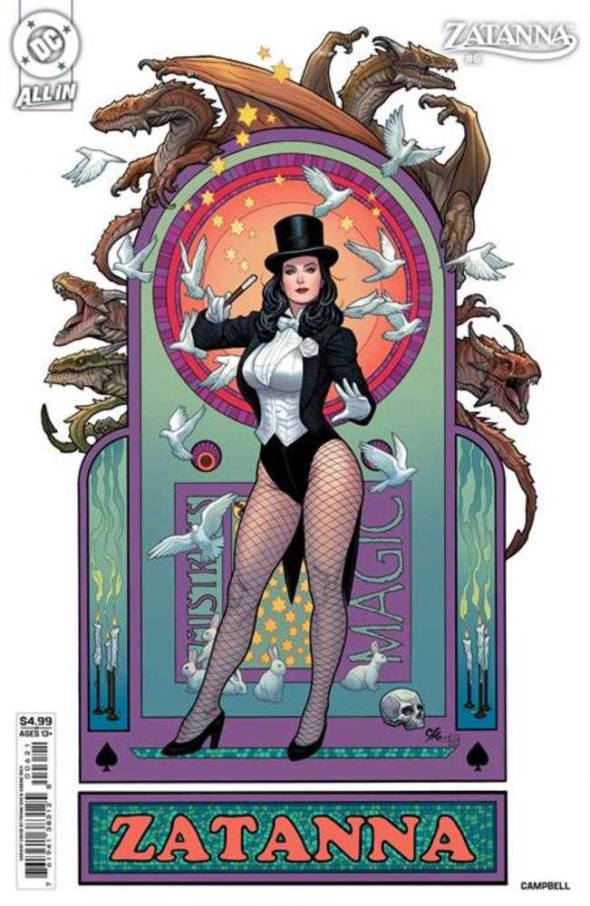 Zatanna #6 (Of 6) Cover B Frank Cho Card Stock Variant | Odin's Place