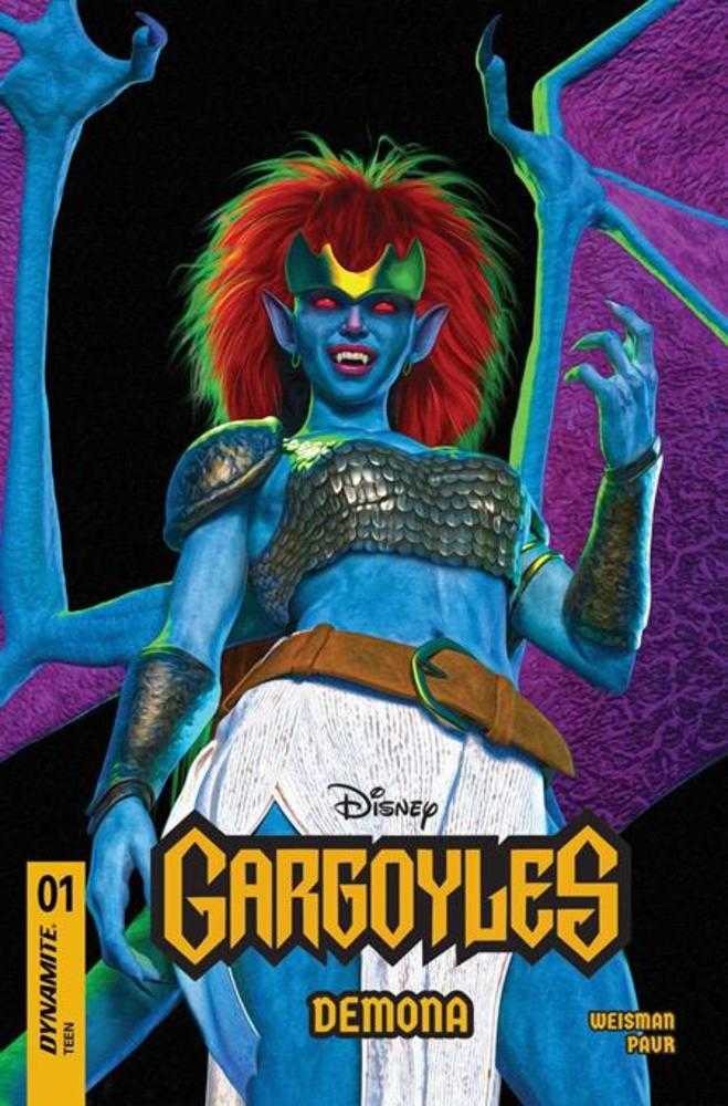 Gargoyles Demona #1 Cover S Mark Spears Black Bkgr Foc Bonus Variant | Odin's Place