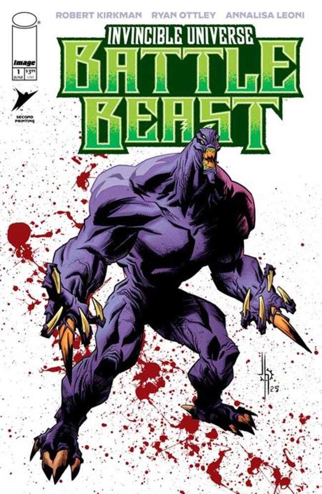 Invincible Universe Battle Beast #1 2nd Print Cover B Jason Howard Variant | Odin's Place