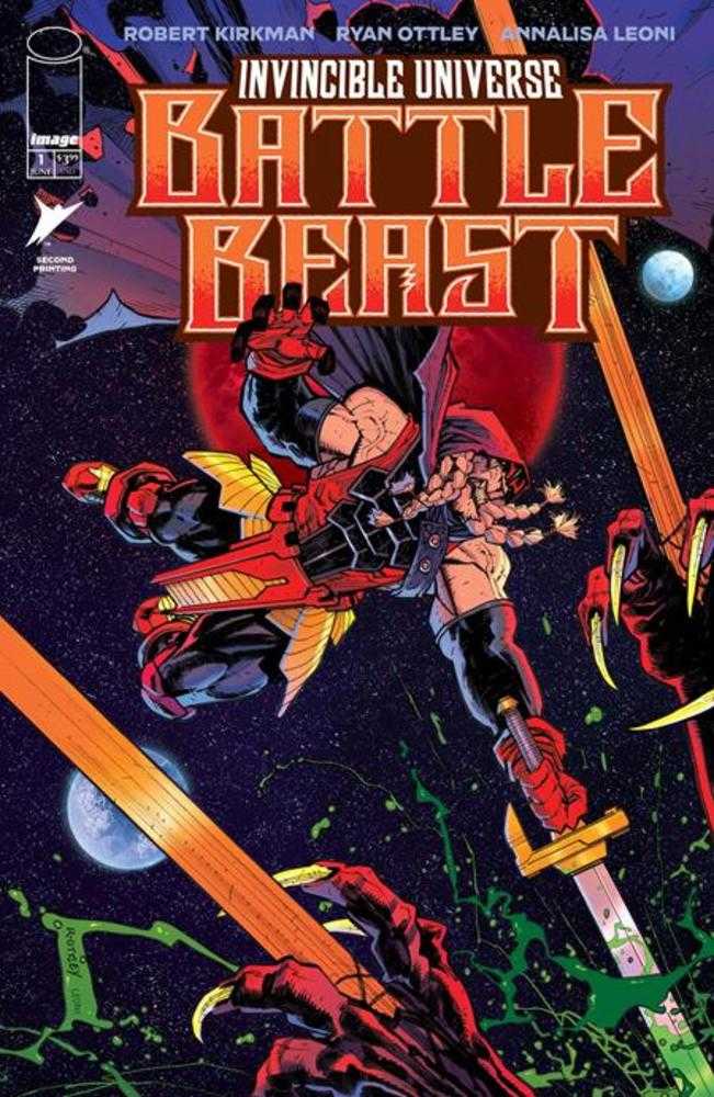 Invincible Universe Battle Beast #1 2nd Print Cover A Ryan Ottley | Odin's Place