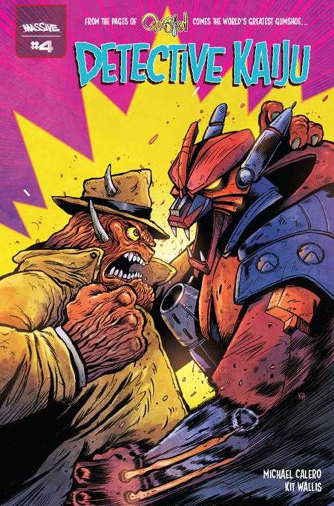 Detective Kaiju #4 (Of 4) Cover A Kit Wallis | Odin's Place