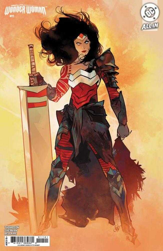 Absolute Wonder Woman #11 Cover D 1 in 25 Otto Schmidt Card Stock Variant | Odin's Place