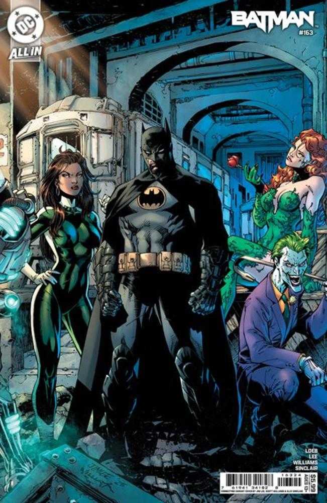 Batman #163 Cover B Jim Lee & Scott Williams Batman Connecting Middle Card Stock Variant | Odin's Place