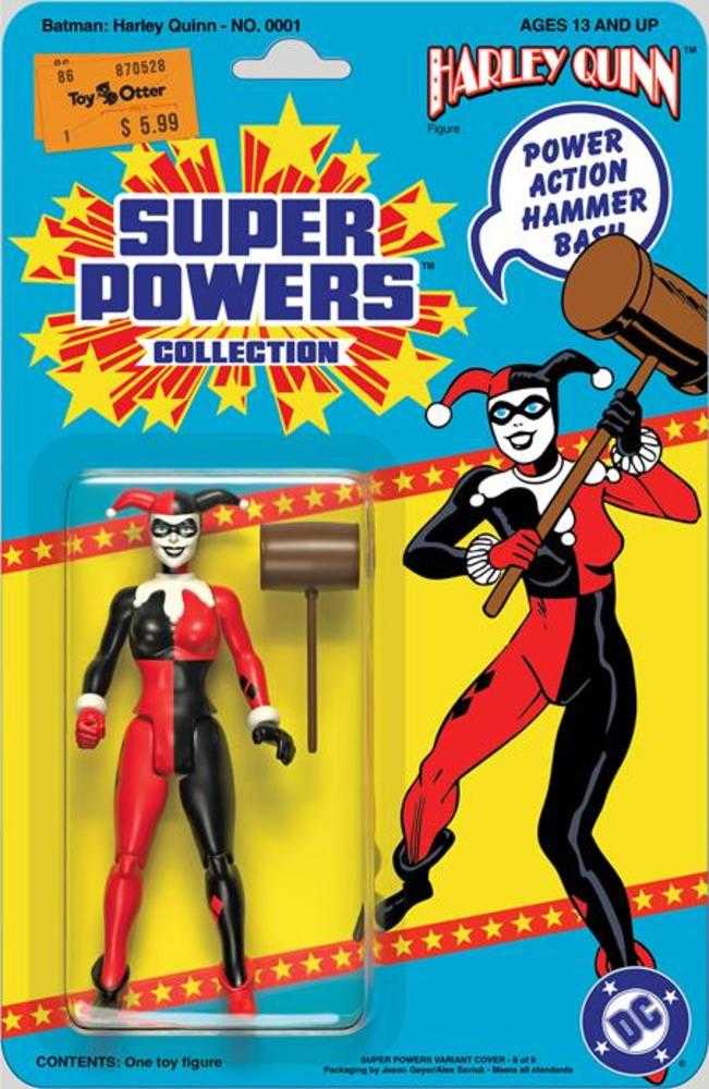 Batman Harley Quinn #1 Facsimile Edition Cover B Jason Geyer & Alex Saviuk Super Powers Card Stock Variant | Odin's Place