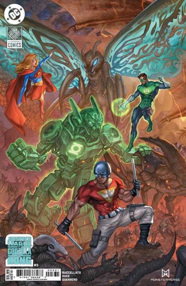 Justice League vs Godzilla vs Kong 2 #3 (Of 7) Cover C Alan Quah Card Stock Variant | Odin's Place