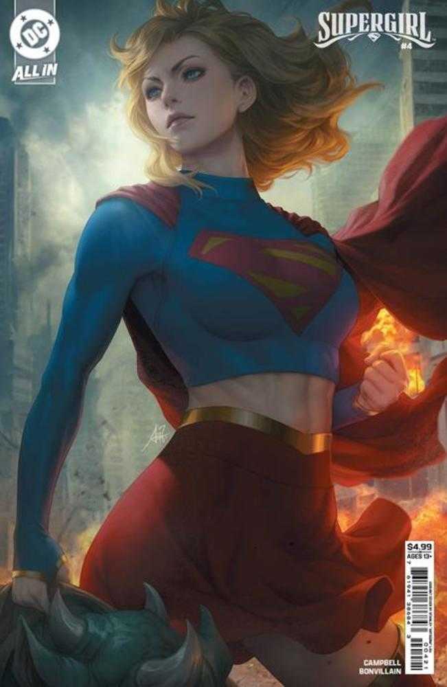 Supergirl #4 Cover B Stanley Artgerm Lau Card Stock Variant | Odin's Place