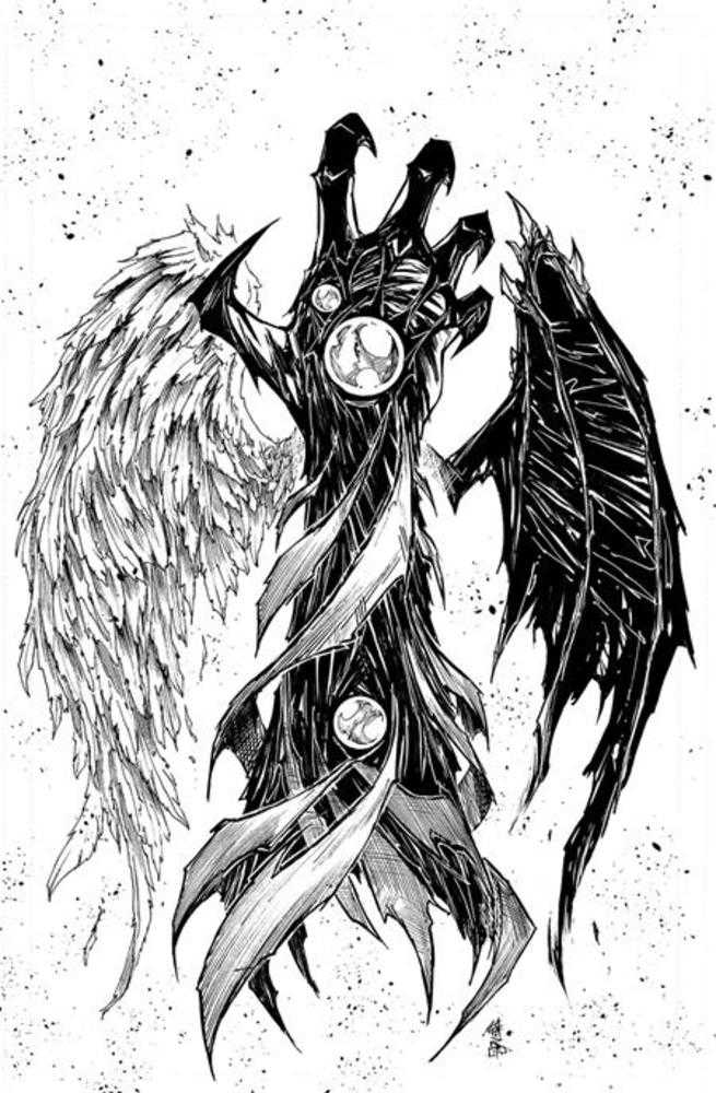Witchblade #13 Cover D 1 in 10 Giuseppe Cafaro Black & White Full Art Variant | Odin's Place