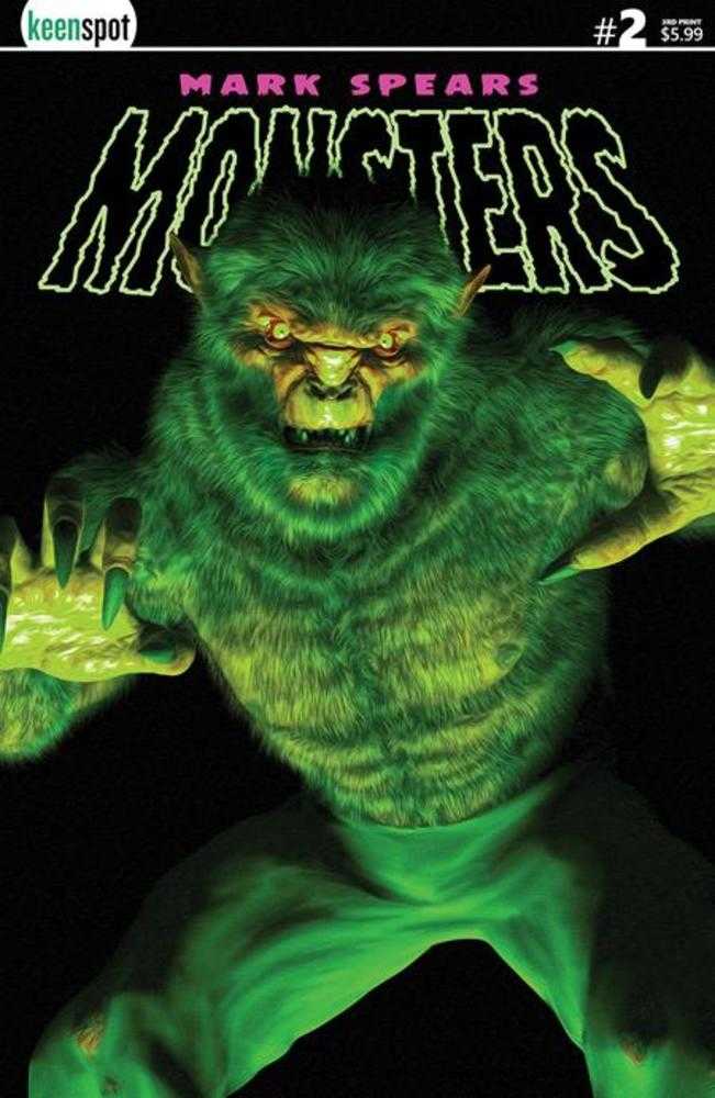 Mark Spears Monsters #2 3rd Print Cover A Mark Spears The Werewolf | Odin's Place